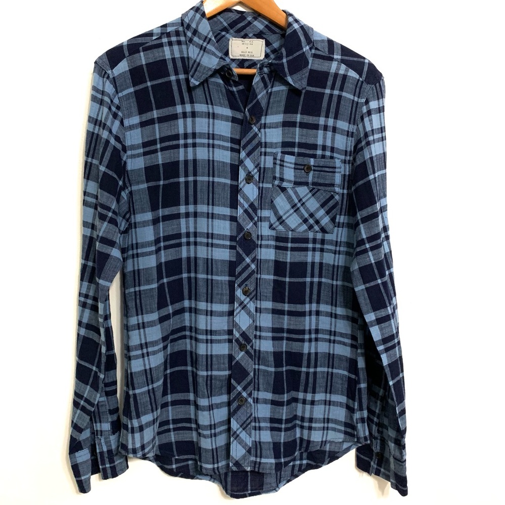 Bill Reid Plaid Button Down Long Sleeve Shirt